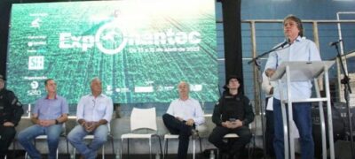 Caravina diz na abertura da Exponantec que Riedel é parceiro do agronegócio