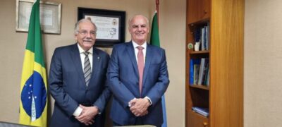 Deputado Luiz Ovando recebe prefeito de Caracol e reforça compromisso com o município