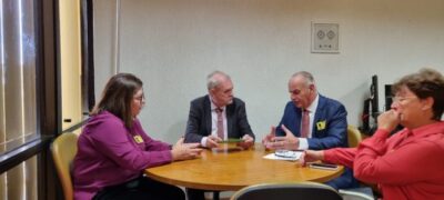 Deputado Federal Geraldo Resende recebe Prefeito de Caracol Carlos Humberto Pagliosa em seu gabinete
