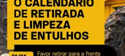 Prefeitura de Caracol divulga calendário de retirada de entulhos do município