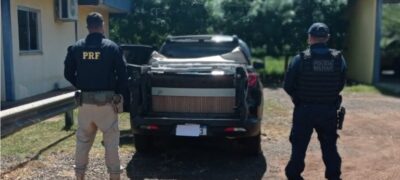 Ação conjunta entre Polícia Militar em Guia Lopes de Laguna e PRF, resulta na apreensão de mais de 800kg de drogas
