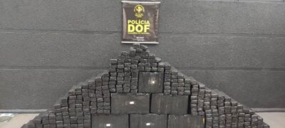 Veículo que segui com mais de 300 quilos de maconha para Minas Gerais foi apreendido pelo DOF em Eldorado