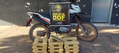 DOF prende motociclista que seguia maconha para Jardim