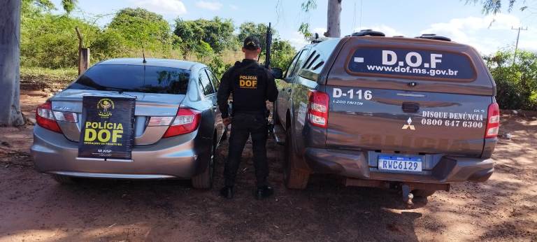 Veículo roubado no Rio Grande do Sul foi recuperado pelo DOF em Iguatemi