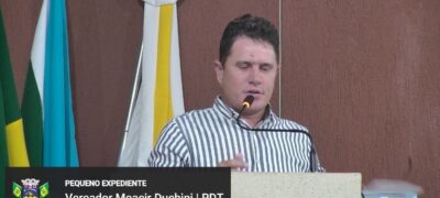 Guia Lopes: Vereador Moacir Duchini solicita emenda de 60 mil ao deputado Jamilson Name  