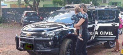 Polícia Civil de Maracaju em conjunto com a Delegacia de Atendimento à Mulher de Ponta Porã, recuperam criança raptada