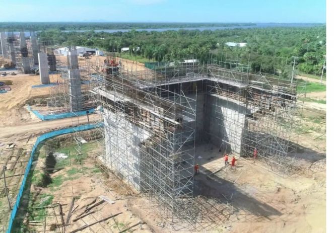 Obras da ponte da Bioceãnica seguem em rimo acelerado no Brasil e no Paraguai
