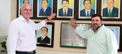 Paulinho Pucheta participa de homenagem representando seu pai ex prefeito Pascoal Pucheta
