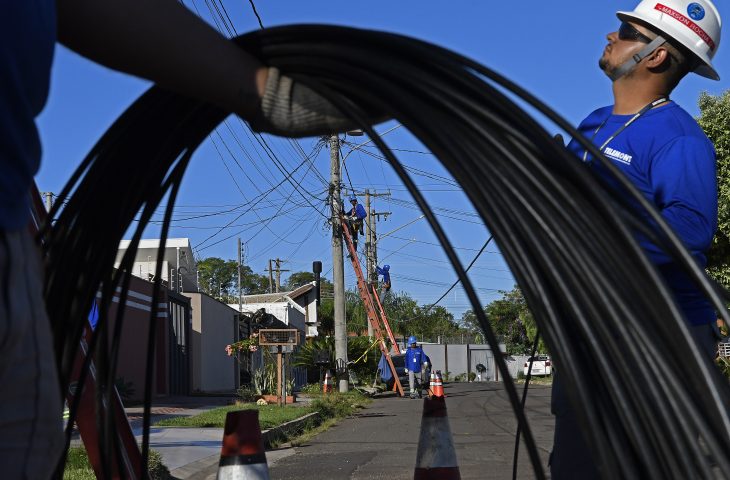 Fibra óptica da Infovia Digital do Governo começa a ser instalada na Capital