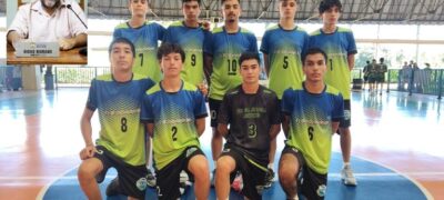 Equipe de vôlei masculino do colégio Joaquim Murtinho recebe Moção de Aplausos do vereador Diogo Murano