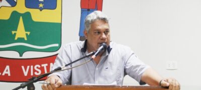 Marquinhos pede ao secretário Helio Peluffo, recapeamento na MS 384 – Bela Vista – Caracol