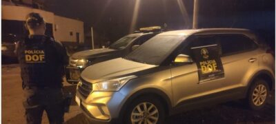 DOF recupera veículo objeto de crime no estado de São Paulo