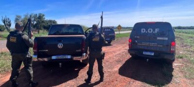 Caminhonete furtada em Maracaju é recuperada pelo DOF na MS-157