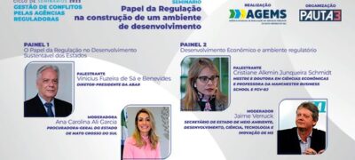 AGEMS traz presidente da ABAR e doutora em economia para debater o desenvolvimento sustentável no ambiente regulatório