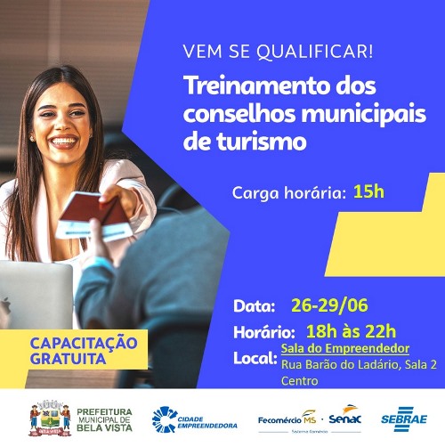Bela Vista realiza treinamento para Conselheiros Municipais de Turismo