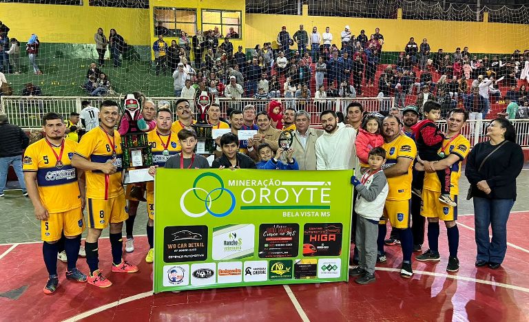 ORO YTÊ faz 5 a 0 no Calcário Bela Vista e é Campeã da Copa Comércio 2023