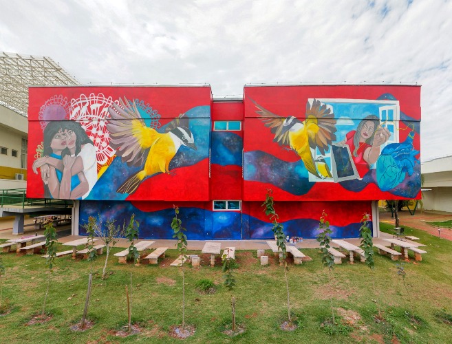 Mural de 166 metros com realidade aumentada será inaugurado nesta sexta-feira