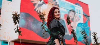 Artista finaliza mural de 166 metros no IFMS de Ponta Porã