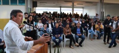Governador destaca importância da formação técnica para desenvolvimento de MS em visita à fronteira