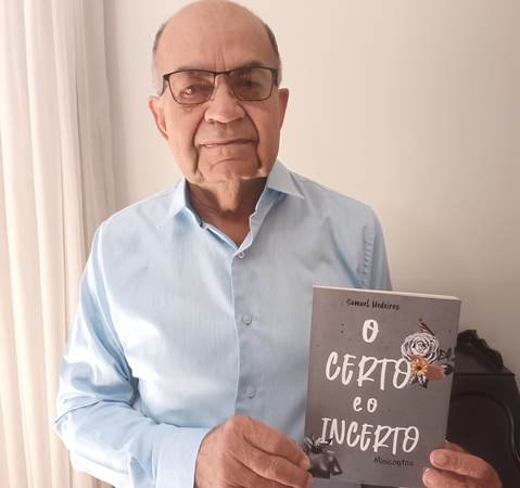 Em formato de  minicontos, Samuel Medeiros lança livro que mistura humor e crítica social