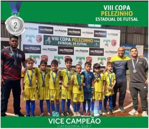 Bonito é vice-campeão da Copa Pelézinho nas categorias Sub07 e Sub13