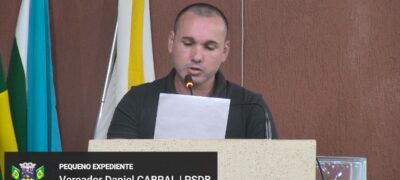 Vereador Daniel Enfermeiro pede prestação de contas sobre arrecadação da Cosip