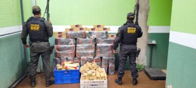 Foragido da Justiça é recapturado pelo DOF com mais de 800 quilos de drogas em Ponta Porã