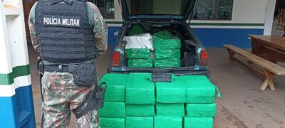 PMA de Amambai apreende 640kg de maconha