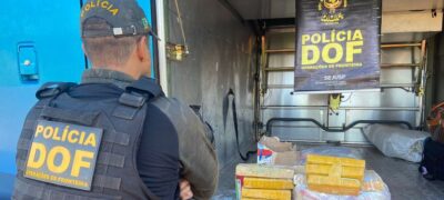 DOF apreende droga em embalagens de alimentos de cesta básica na MS-156