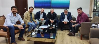 Com Riedel e Josmail, Paulo Corrêa discute Festival de Inverno e andamento de obras em Bonito