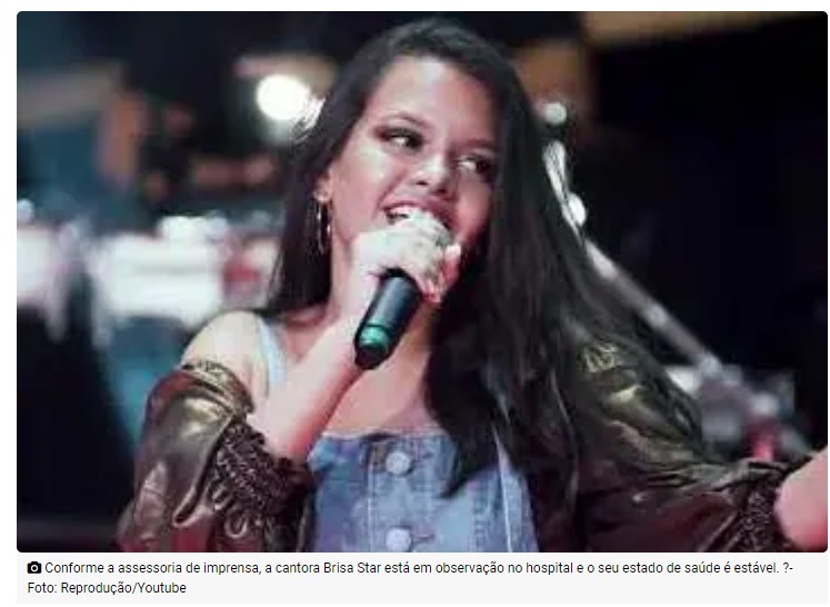 Ônibus da cantora Brisa Star, do hit Se Joga No Passinho, cai em ribanceira