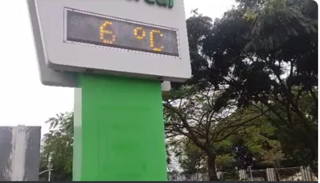 Campo Grande, 13 de junho de 2023 Ponta Porã registra a menor temperatura 5,4ºC com sensação de -2ºC