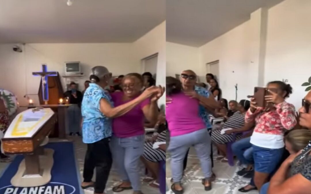Velório de idosa em Sergipe tem forró, dança e clima de festa