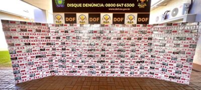 Cigarros ilegais em depósito clandestino são apreendidos pelo DOF em Dourados