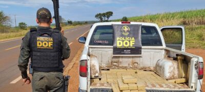 Homem que seguia com quase 200 quilos de maconha para Brasília é preso pelo DOF em Ponta Porã