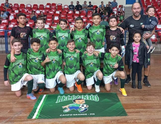 Escolinha Pelezinho leva o nome de MS à Taça Brasil Sub-11 de Futsal