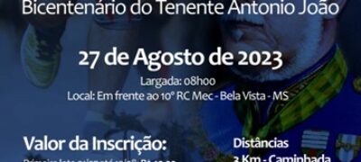 Bela Vista: Corrida ‘Dia do Soldado’ já esta com inscrições abertas