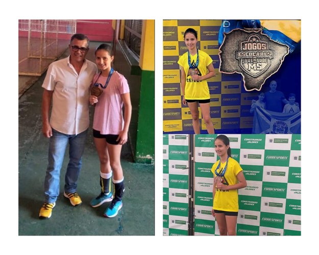 Bela-vistense fatura medalha de bronze no Tênis de Mesa, nos jogos da Juventude