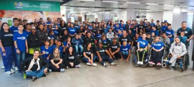 Com 118 pessoas, seleção de MS embarca para disputar a etapa regional das Paralimpíadas Escolares