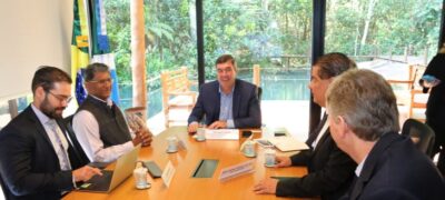 Com foco nas relações internacionais, MS apresenta potencial econômico para embaixador da Índia no Brasil