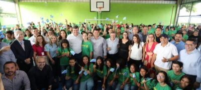 Governador entrega obras em Guia Lopes e Jardim e faz compromisso de reestruturar todas as escolas estaduais