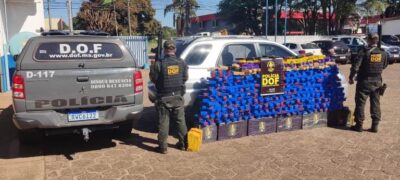 Homem vem de Santa Catarina, pega drogas no Paraguai e é preso pelo DOF em Amambai