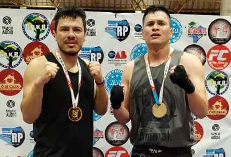 Irmãos Del Vale ganham ouro e bronze em competição de Kick Light no MS