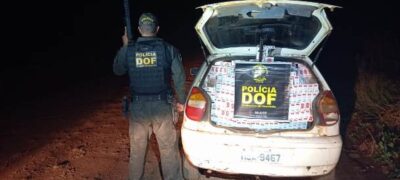 DOF apreende mais de R$ 100 mil em cigarros contrabandeados em Dourados