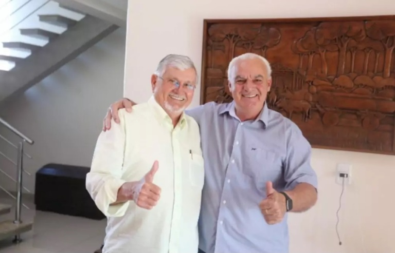 Neco Pagliosa recebeu deputado Zeca do PT em Caracol