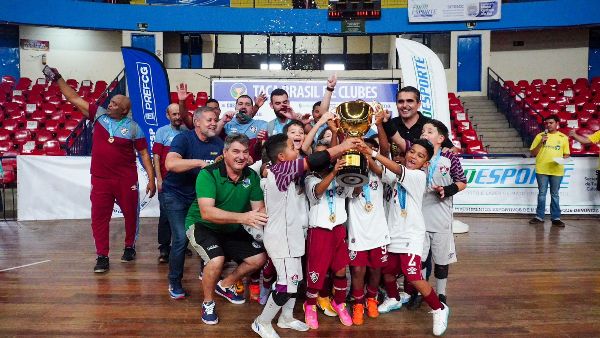 Em Campo Grande, Fluminense fica com o título da Taça Brasil Sub-8 de futsal