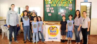 Crianças em ação – Rotary Kids realiza ação em comemoração ao Dia do Idoso no Conviver   