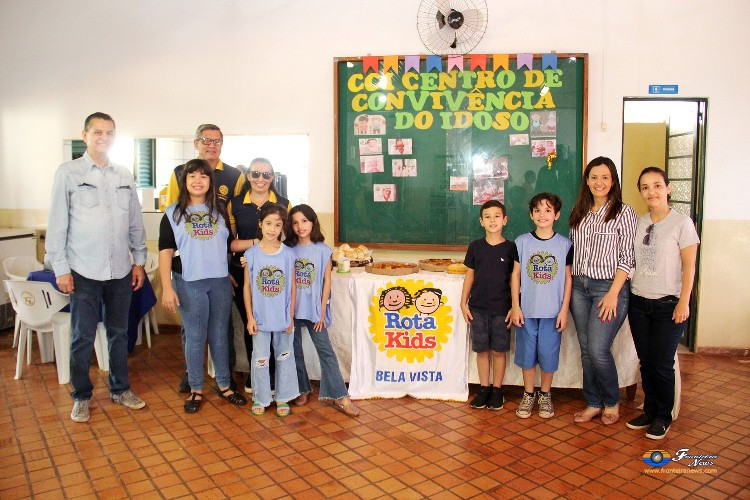 Crianças em ação – Rotary Kids realiza ação em comemoração ao Dia do Idoso no Conviver   