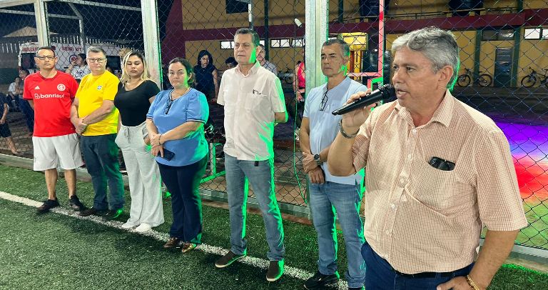 Bela  Vista dá pontapé inicial a 1ª Copa de Futebol Sintético