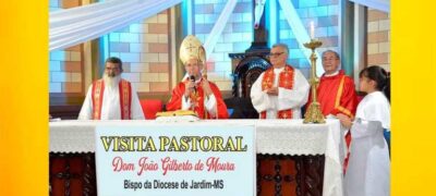 Bispo Dom João Gilberto de Moura inicia visita Pastoral em Bela Vista